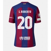 Fotbalové Dres Barcelona Sergi Roberto #20 Domácí 2023-24 Krátký Rukáv